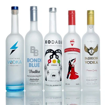 Spirits Glass Bottle Vodka Bottle